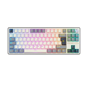 Teclado Mecánico Royal Kludge R87 PRo Half Grey | 80%, RGB, Hot-Swap, Creamy Switch 