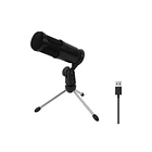 Micrófono Philco Studio USB con tripode negro 1