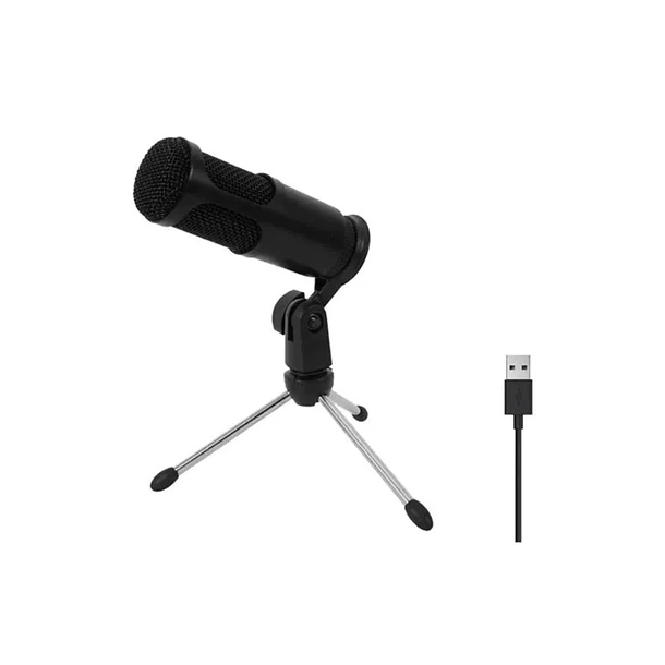 Micrófono Philco Studio USB con tripode negro 1
