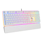 Teclado Gamer Royal Kludge RK918 White Mecanico Brown Switch  2