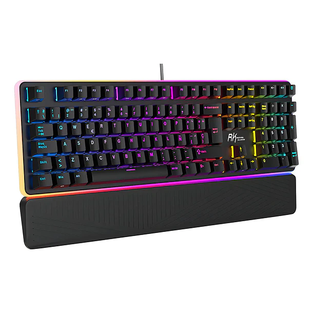 Teclado Gamer Royal Kludge RK918 Black Mecanico Brown Switch  2