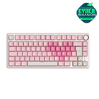Teclado Mecánico Royal Kludge RK R75 Pink Melody Español RGB Hot Swap 75% 1