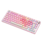 Teclado Mecánico Royal Kludge RK R75 Pink Melody Español RGB Hot Swap 75% 2
