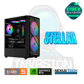 PC Gamer Stellar - amd Ryzen 5 5600X | nvidia rtx™ 5050 8g / nvidia rtx™ 5060 8g 