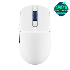 Mouse Gamer RK M30 White Blue | 3 Modos, 12.000 DPI, Sensor PAW3311
