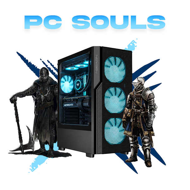 PC Gamer Souls - amd Ryzen 5 8400f | nvidia rtx™ 5050 8gb / rtx™ 5060 8gb 4