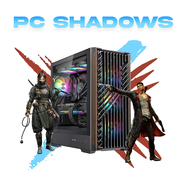 Pc Gamer Shadows - Ryzen 5 9600X / Ryzen 7 9700X + RTX 5070 12GB 4
