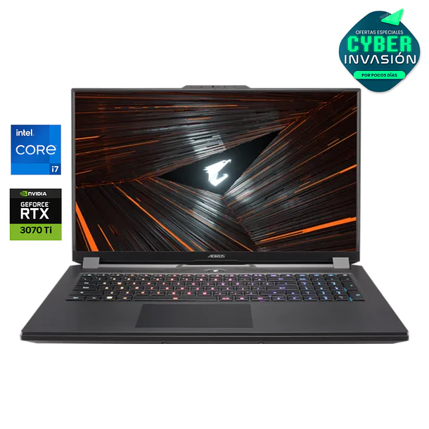 Preventa Notebook Gamer Openbox GIGABYTE AORUS 17 XE5 - RTX 3070 Ti I i7-12700H I 16GB DDR5 I 17.3