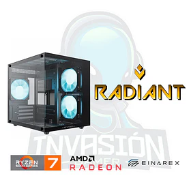 PC Gamer Radiant - amd Ryzen 7 5700X | amd radeon rx 9060 xt 16GB / nvidia rtx™ 5060 ti 16GB