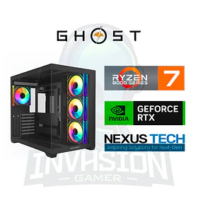 PC gamer Ghost, AMD Ryzen 7 8700F + nvidia rtx™ 5060 Ti 16gb