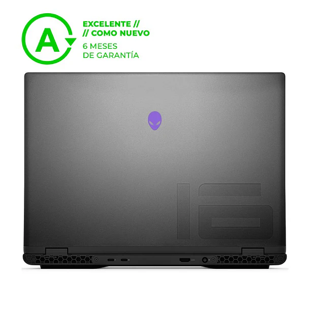 Notebook Reacondicionado Alienware m16 R2 - RTX 4070 8GB | Intel Core Ultra 9 185H | 32GB DDR5 RAM | 16