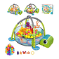Gimnasio Bebé 3 en 1 Tortuga con Corral, Tapete y Pelotas  Desde 0 a 36 Meses - Miniatura 2