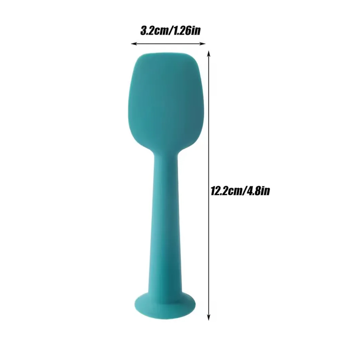 Aplicador de Crema para Pañal Bebé de Silicona con Ventosa  Higiénico y Portátil 12cm 2