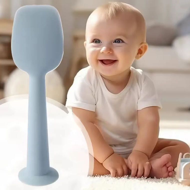 Aplicador de Crema para Pañal Bebé de Silicona con Ventosa  Higiénico y Portátil 12cm 5