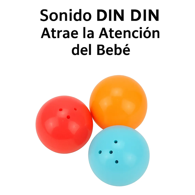 Torre Didáctica Multicolor con Tobogán y Pelotas  Juguete Educativo para Bebés 4