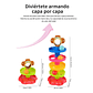 Torre Didáctica Multicolor con Tobogán y Pelotas  Juguete Educativo para Bebés - Miniatura 5
