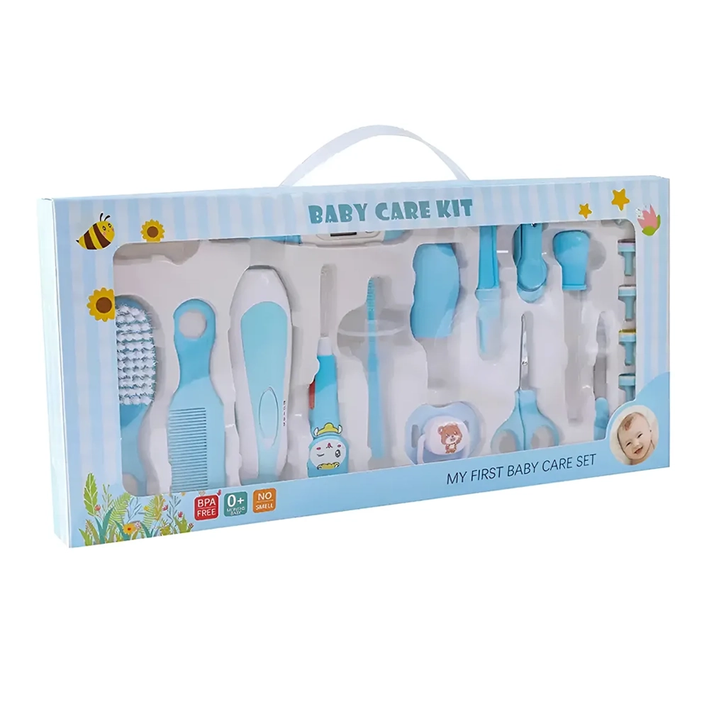 Set de Higiene para Bebé 20 Piezas con Estuche - Rosa y Turquesa BlueKids  3