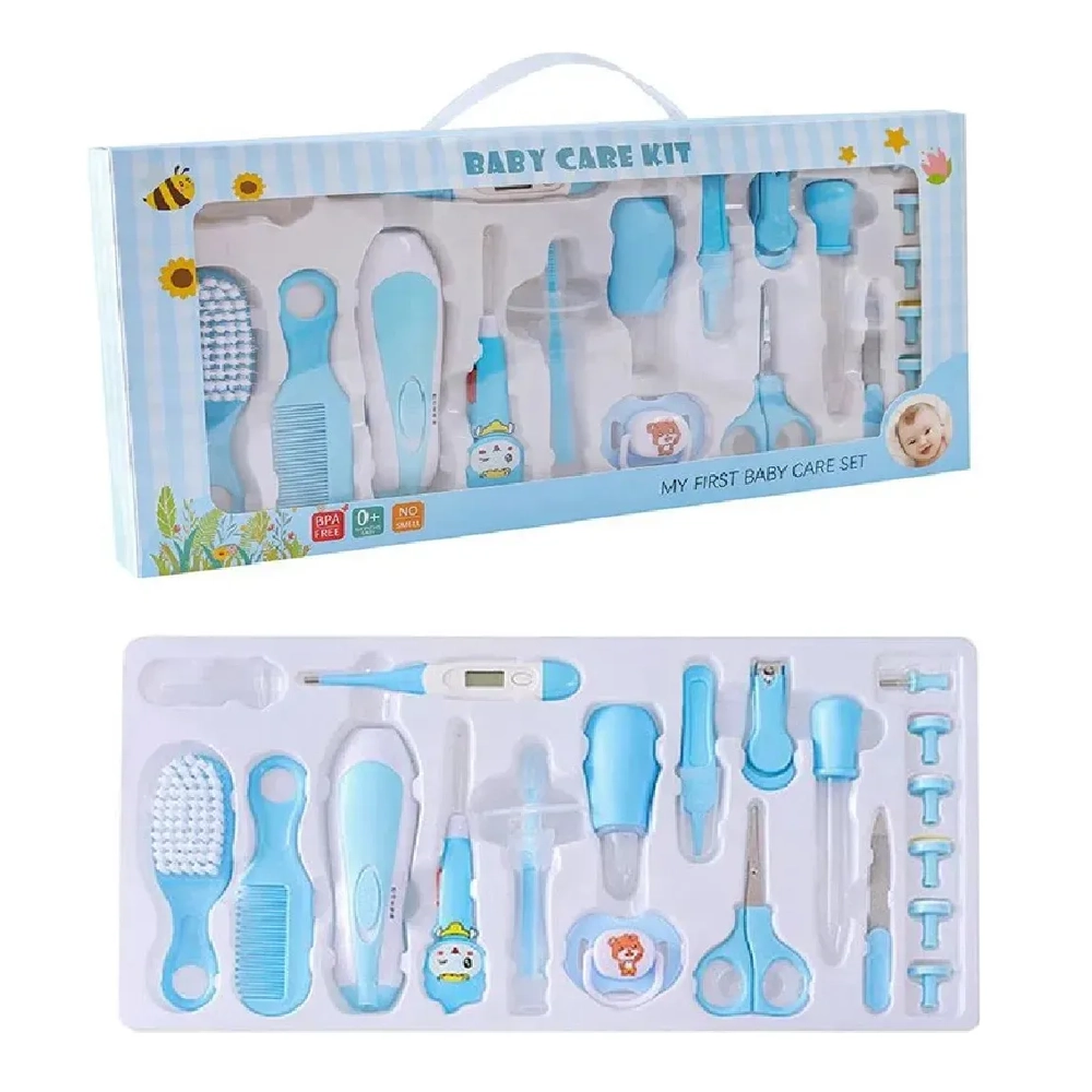 Set de Higiene para Bebé 20 Piezas con Estuche - Rosa y Turquesa BlueKids  6