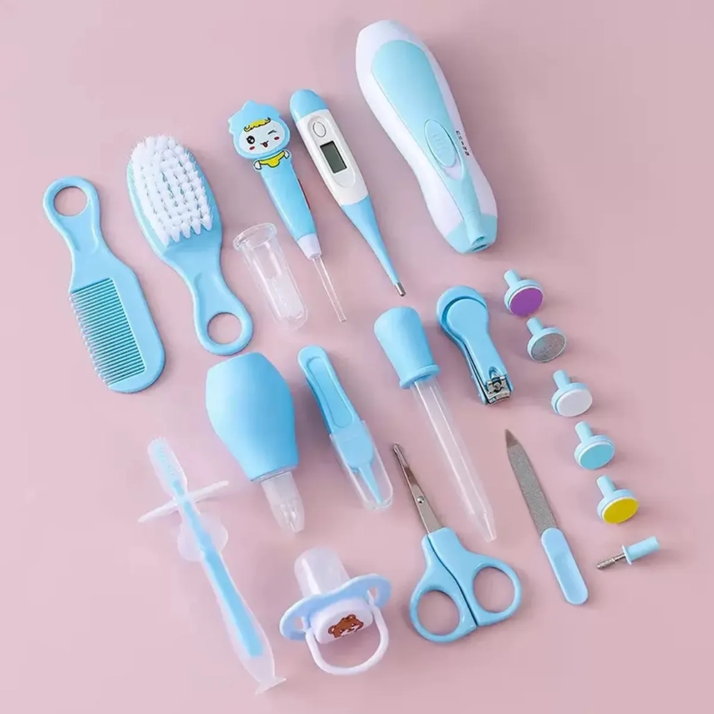 Set de Higiene para Bebé 20 Piezas con Estuche - Rosa y Turquesa BlueKids  8