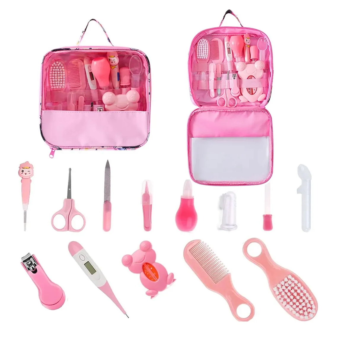 Kit de Aseo para Bebé 13 Piezas con Bolso Impermeable  Set Higiene Blue Kids 1