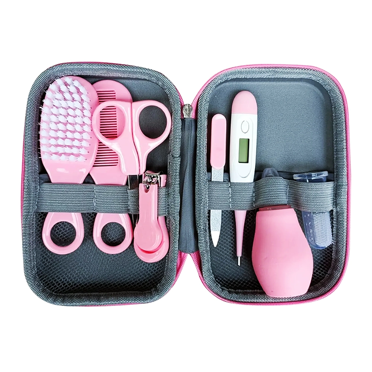 Set Higiene Bebé 8 Piezas con Estuche Portátil  Kit Cuidado Recién Nacido 5