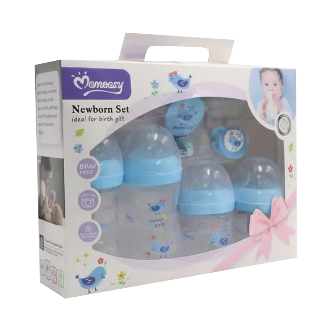 Set Mamaderas Anticólicos Recién Nacido 9 en 1  Libre de BPA  Tetinas Silicona  6