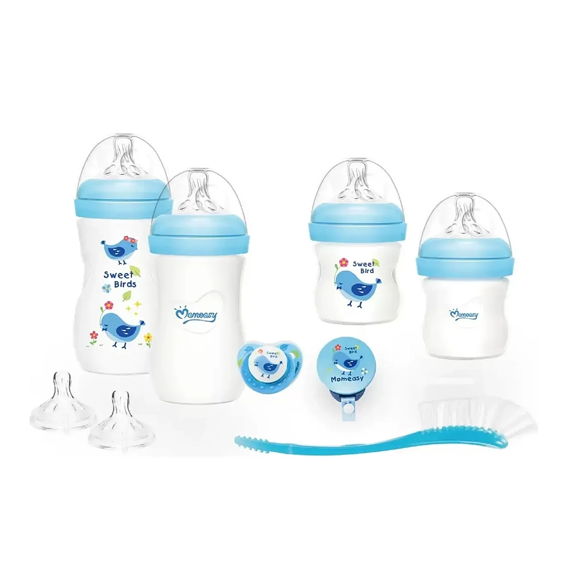 Set Mamaderas Anticólicos Recién Nacido 9 en 1  Libre de BPA  Tetinas Silicona  1