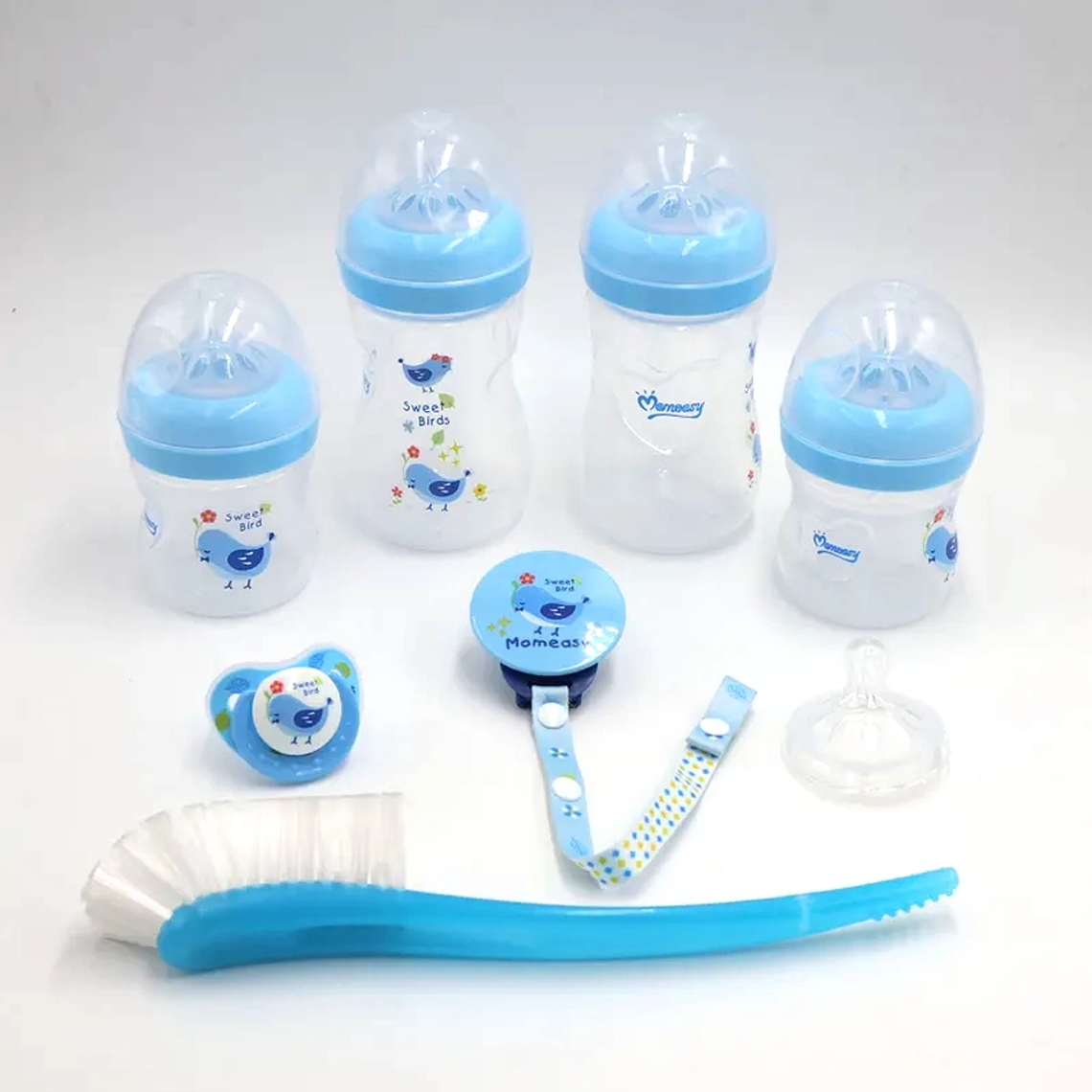 Set Mamaderas Anticólicos Recién Nacido 9 en 1  Libre de BPA  Tetinas Silicona  8