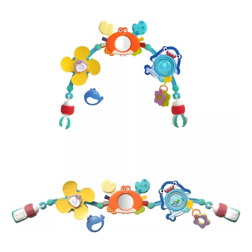 Arco Móvil 4 en 1 para Bebé  Estimulación Sensorial  Compatible con Cochecito y Cuna 2