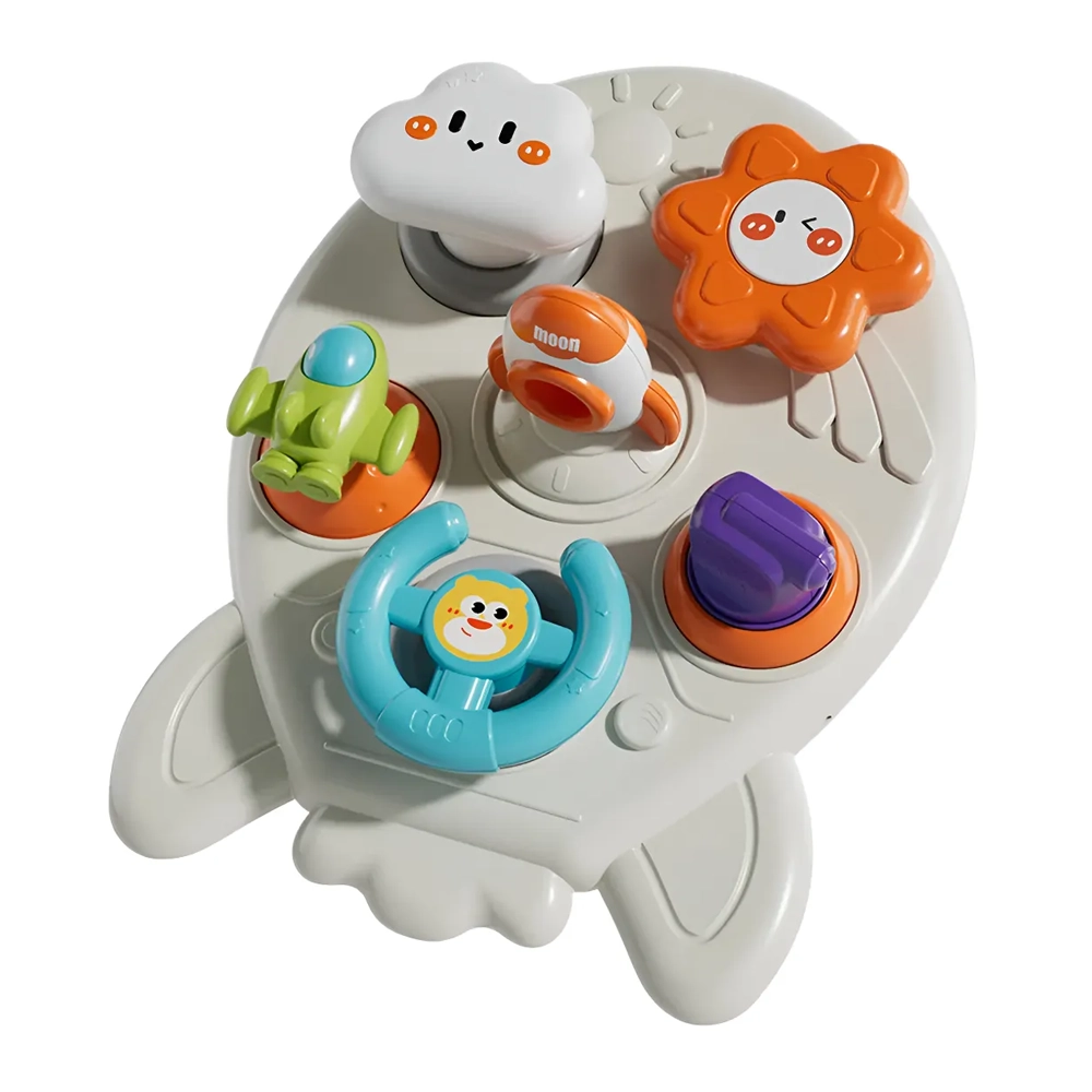 Juguete Sensorial Cohete Montessori para Bebé  Estimulación Motriz +12 Meses 1