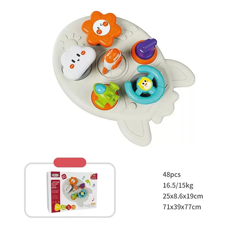 Juguete Sensorial Cohete Montessori para Bebé  Estimulación Motriz +12 Meses 8