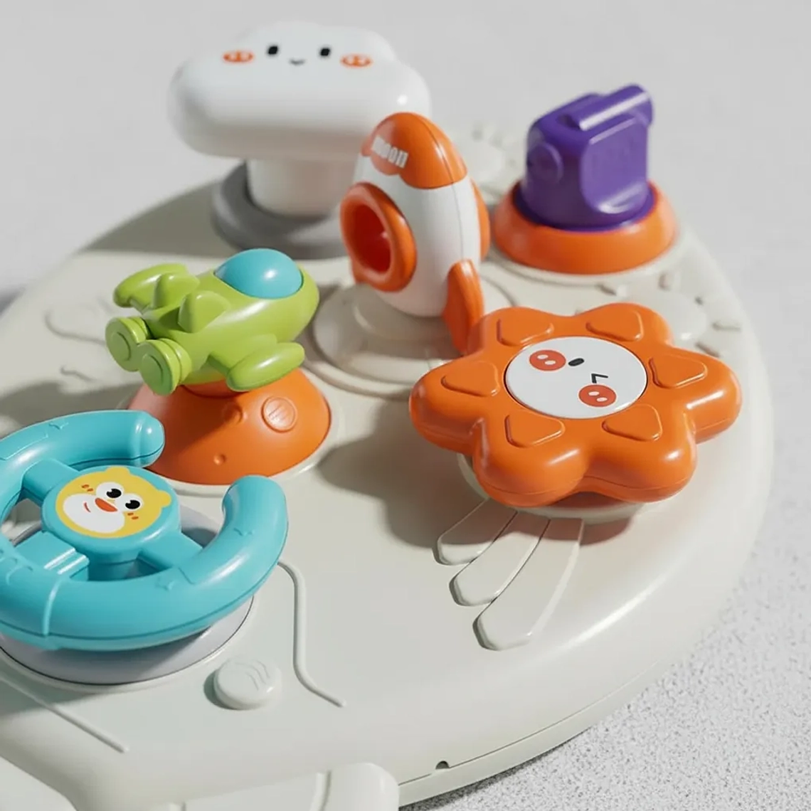 Juguete Sensorial Cohete Montessori para Bebé  Estimulación Motriz +12 Meses 9