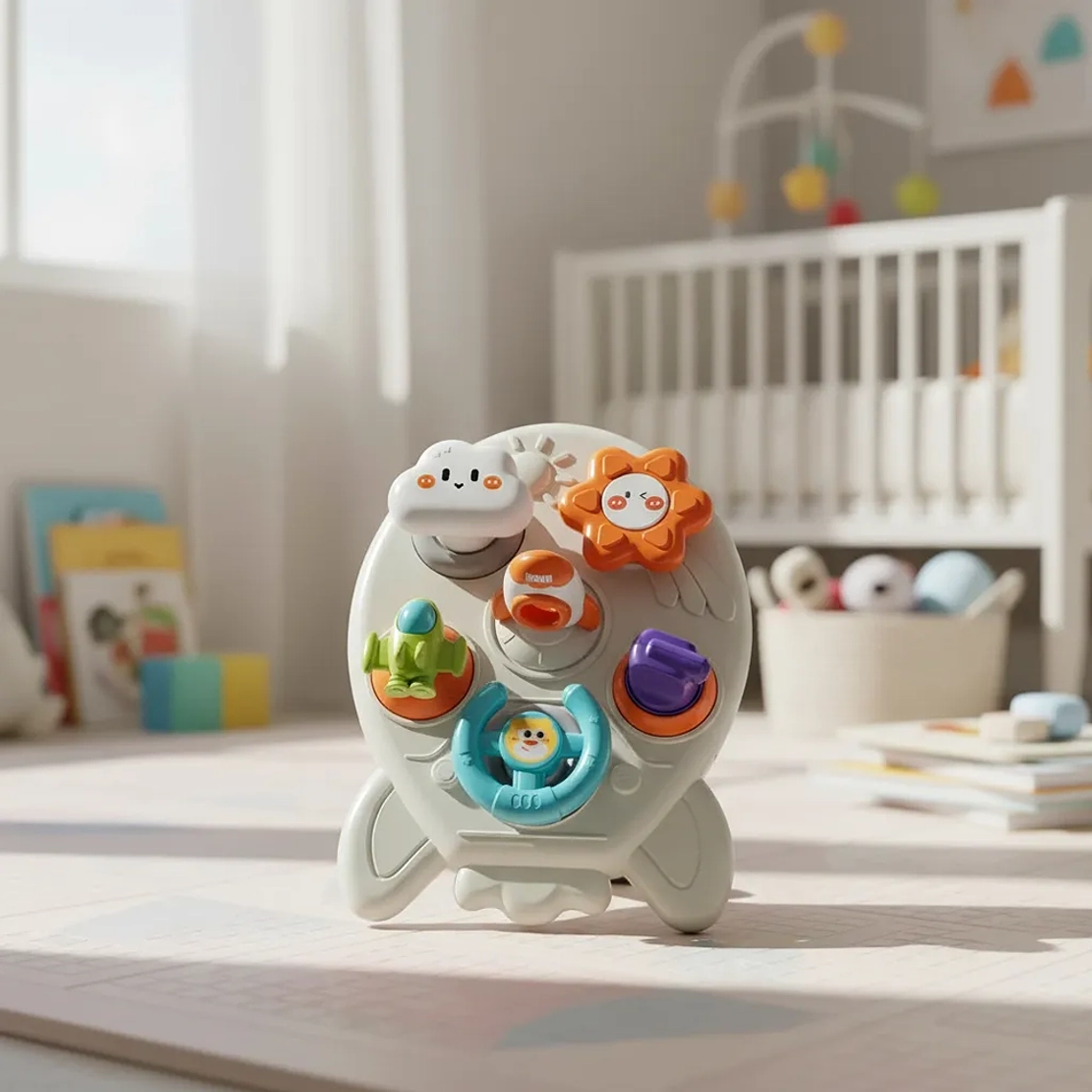 Juguete Sensorial Cohete Montessori para Bebé  Estimulación Motriz +12 Meses 10