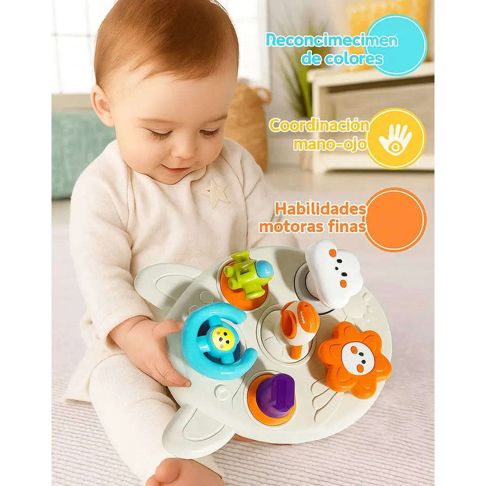 Juguete Sensorial Cohete Montessori para Bebé  Estimulación Motriz +12 Meses 11