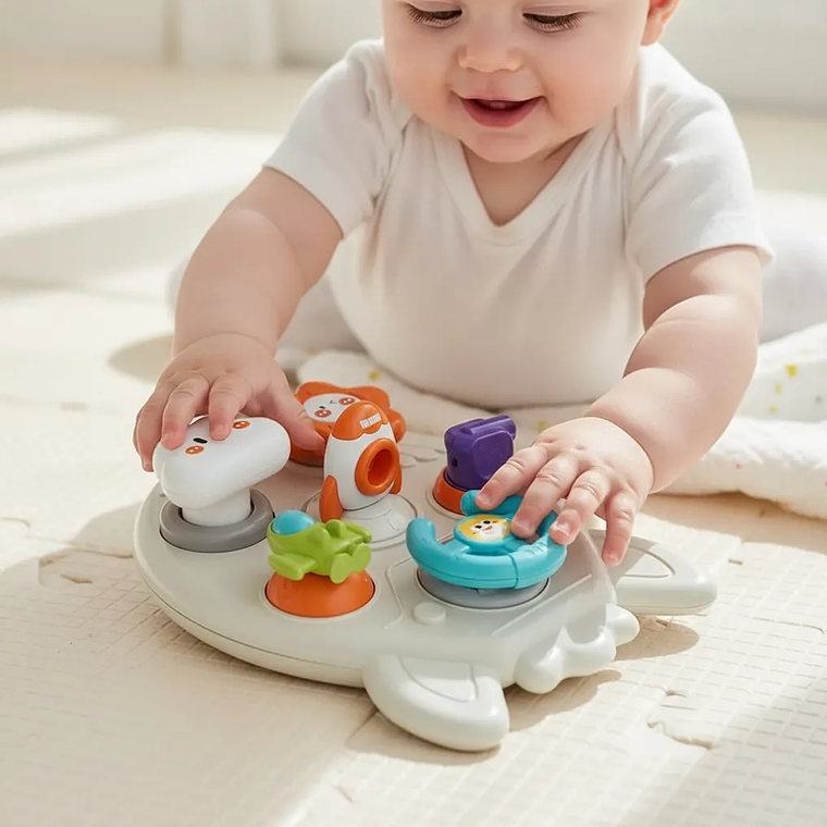 Juguete Sensorial Cohete Montessori para Bebé  Estimulación Motriz +12 Meses 12