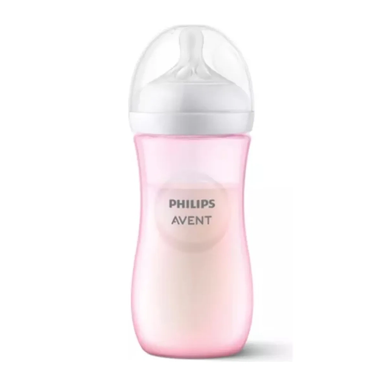 Set Mamaderas Philips Avent Rosa SCD838/28  Anticólicos  BPA Free  125, 260, 330 ml 2