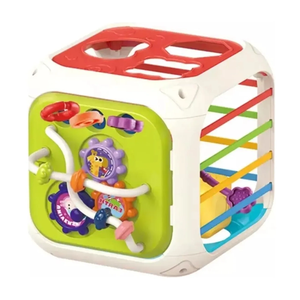 Cubo de Actividades Montessori 7 en 1 Juguete Sensorial Bebés 3