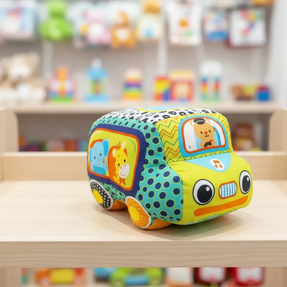Peluche Auto Sensorial Bebé Estimulación Temprana BlueKids 3