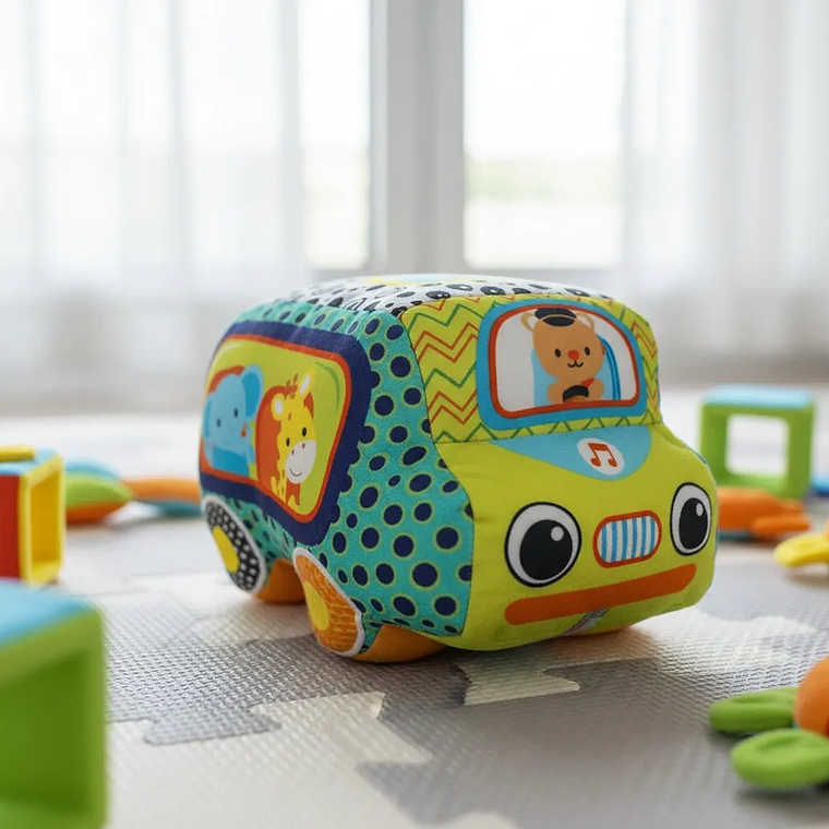 Peluche Auto Sensorial Bebé Estimulación Temprana BlueKids 5