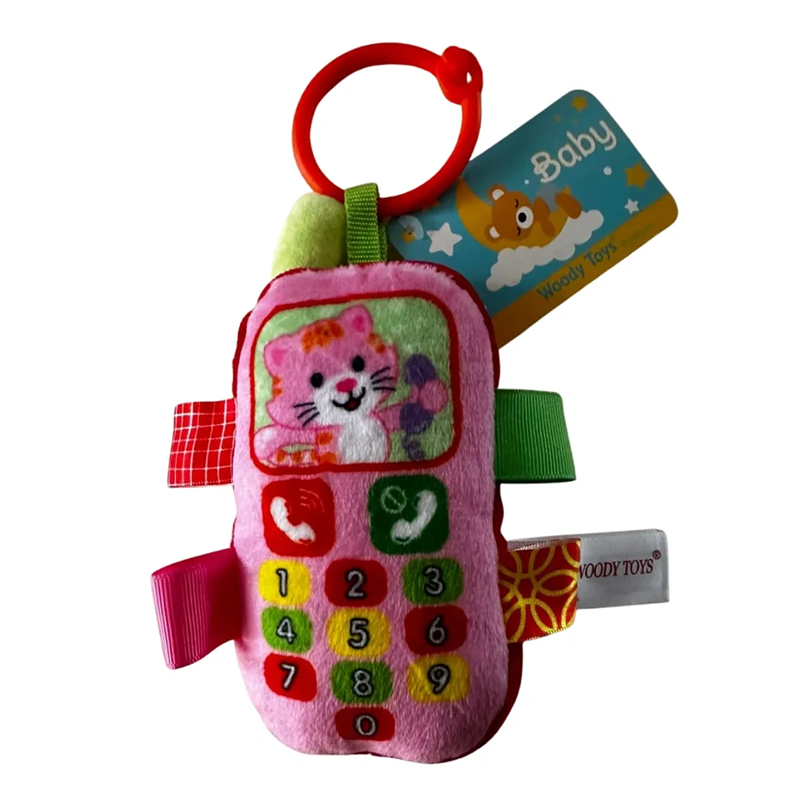 Juguete Teléfono para Bebé Sonajero Colgante Perro - Bluekids 1