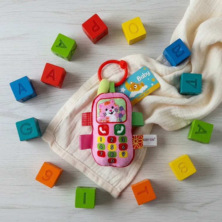 Juguete Teléfono para Bebé Sonajero Colgante Perro - Bluekids 8