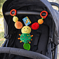 Sonajero Colgante Sensorial Bebé Coche Cuna Amarillo Azul Rosa BlueKids - Miniatura 5
