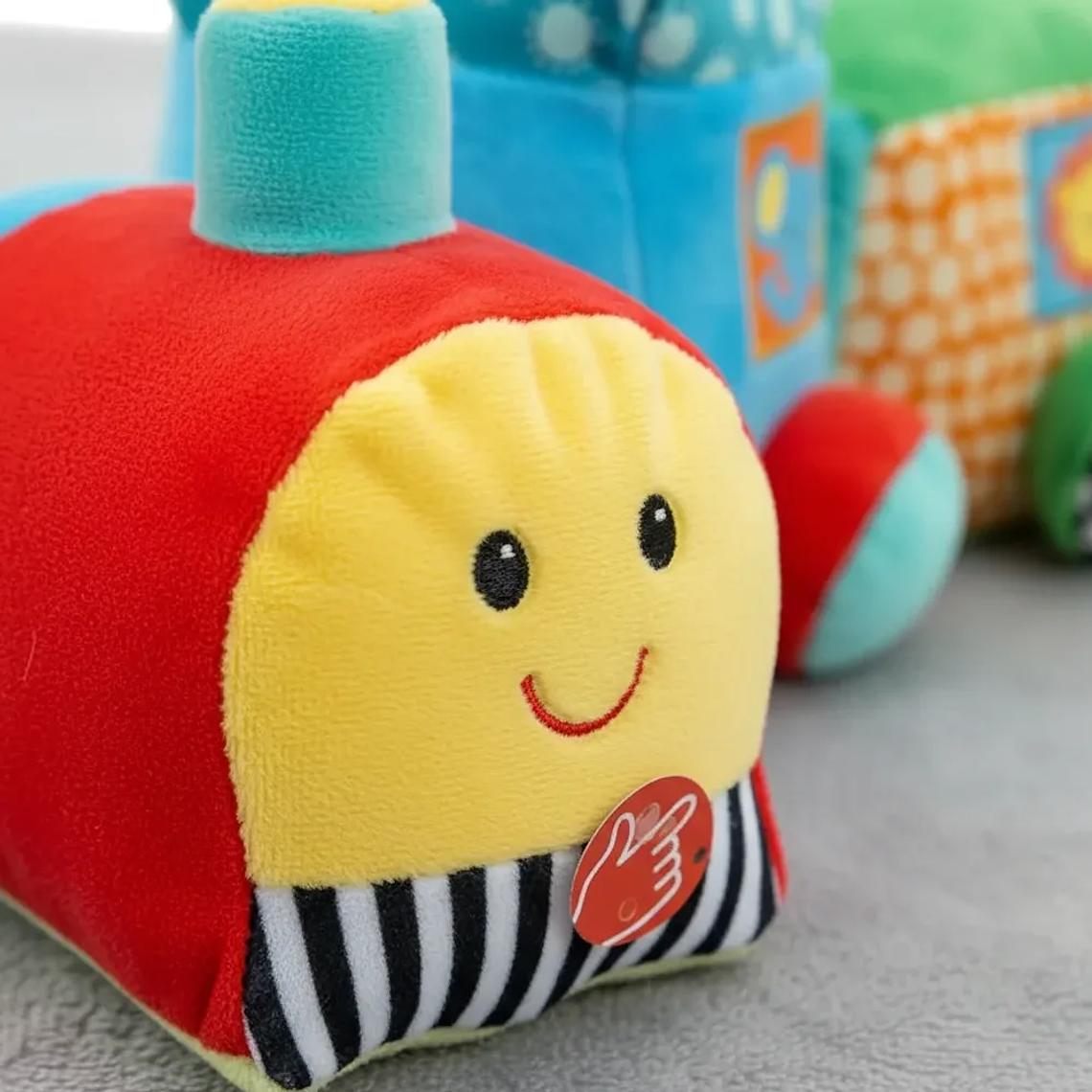 Tren Didáctico Bebé Tela Estimulación Sensorial BlueKids 8