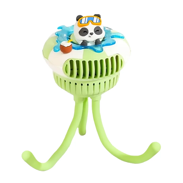 Ventilador para Coche Bebé USB Portátil 3 Velocidades Blue Kids 1