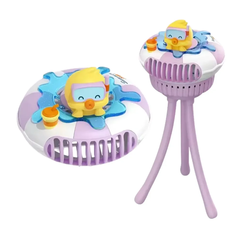 Ventilador para Coche Bebé USB Portátil 3 Velocidades Blue Kids 4