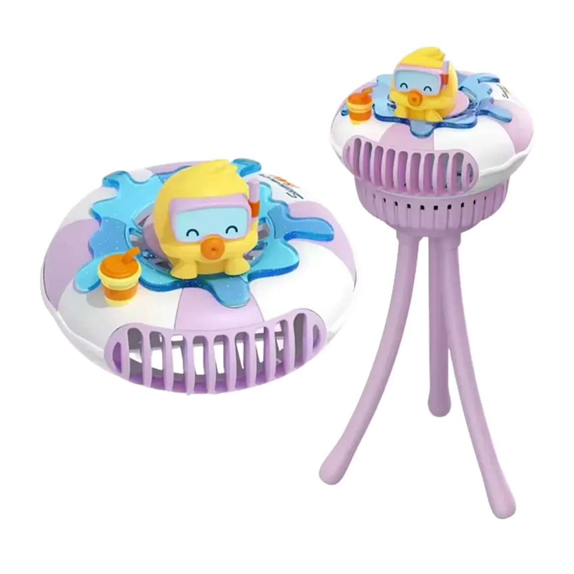 Ventilador para Coche Bebé USB Portátil 3 Velocidades Blue Kids 4