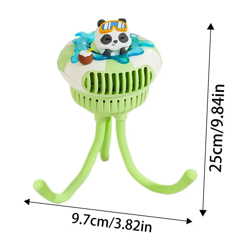 Ventilador para Coche Bebé USB Portátil 3 Velocidades Blue Kids 5