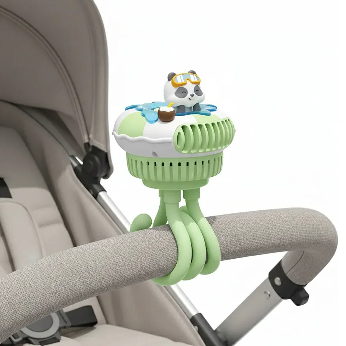 Ventilador para Coche Bebé USB Portátil 3 Velocidades Blue Kids 9