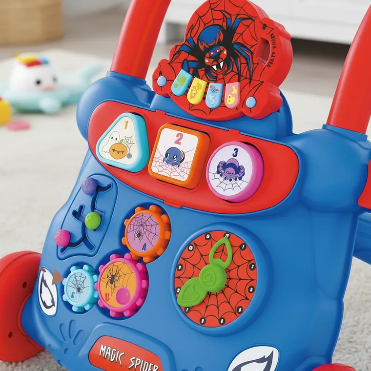 Caminadora Andador Corre Pasillo Musical Bebé Azul y Rosa | BlueKids 3