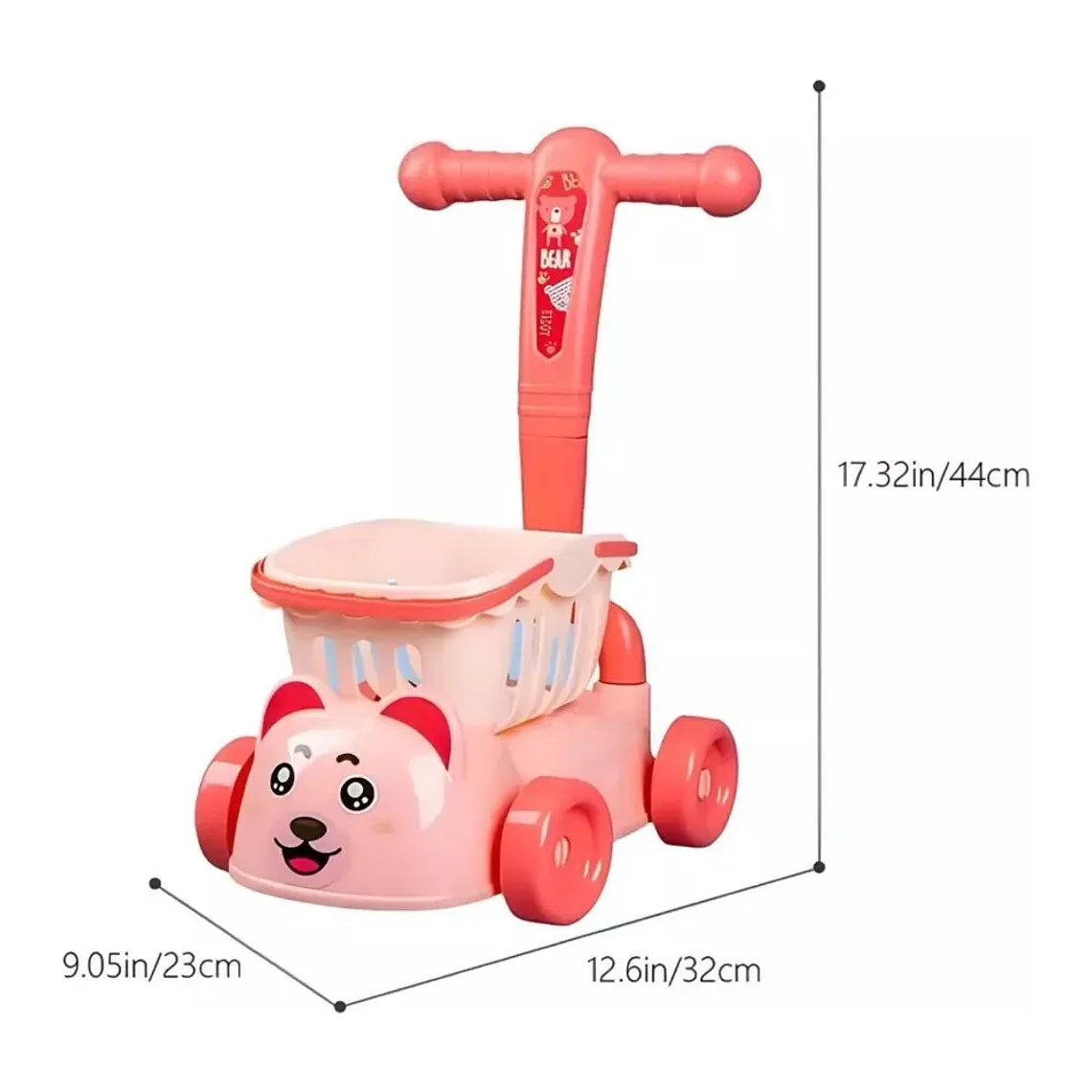 Carrito de Maquillaje Infantil 25 Piezas Bear Cart BlueKids 2